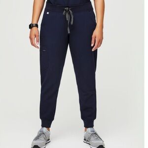 Figs Zamora Navy Blue Jogger Scrub Pants